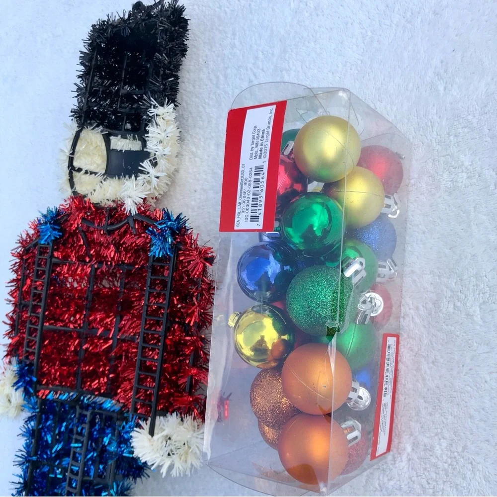Vintage Nutcracker Christmas Tound Balls Ornaments holiday decor Soldier